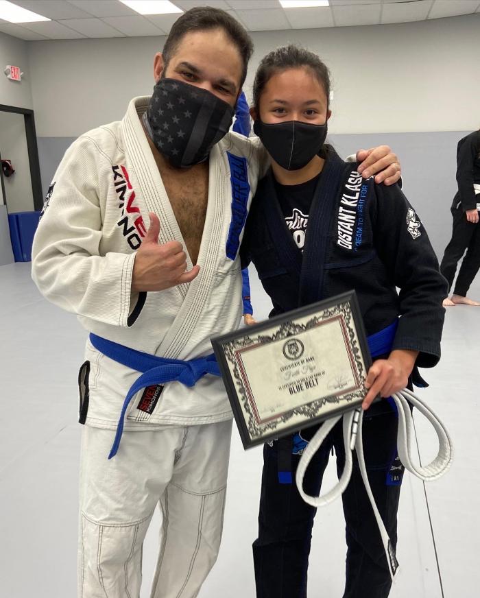 Blue belt · November 21, 2020 · Promoted by Hector Rosario