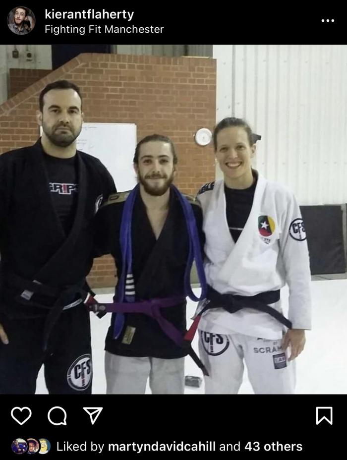 Purple belt · December 6, 2016 · Promoted by Martyn Cahill