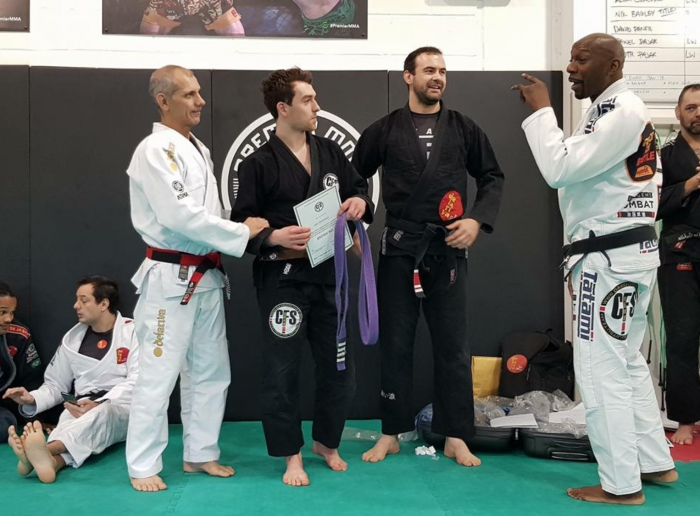 Brown belt · December 4, 2017 · Promoted by Martyn Cahill