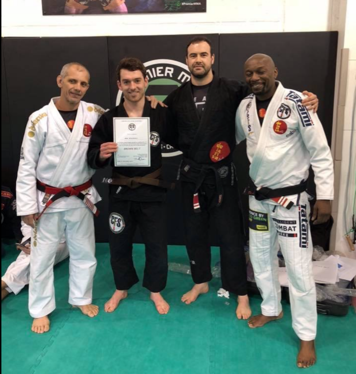 Brown belt · December 4, 2017 · Promoted by Martyn Cahill