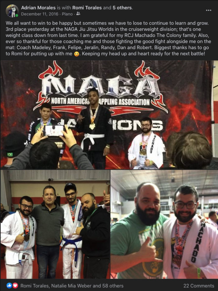 White belt · April 15, 2015