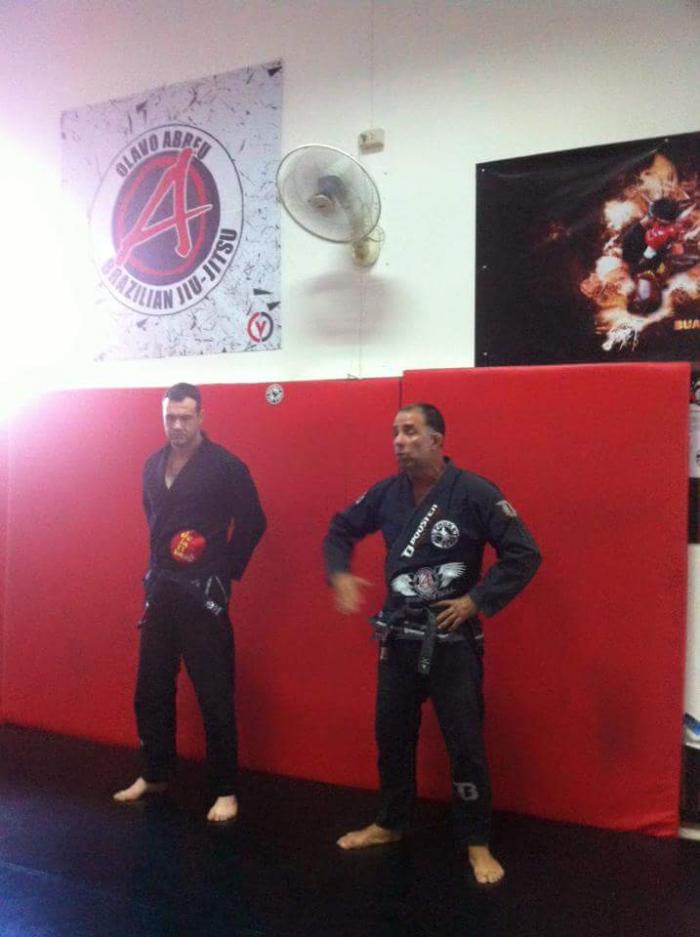 With professor Olavo Abreu at PTT