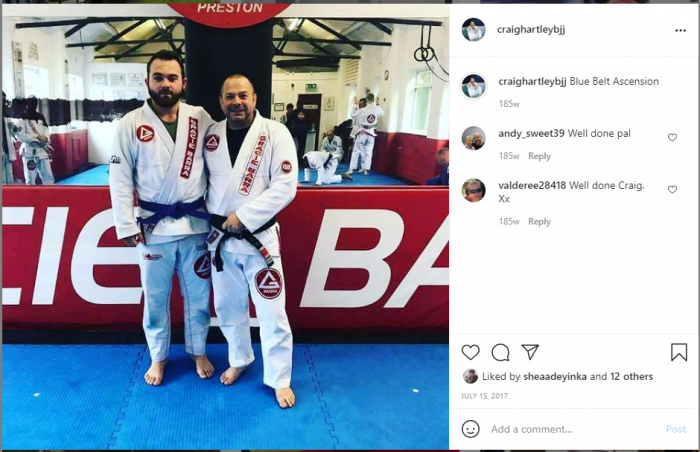 Blue belt · July 15, 2017 · Promoted by John Hartley