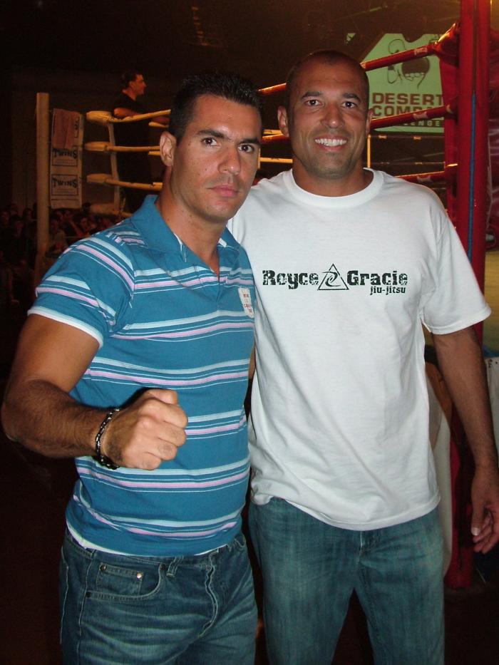 With Royce Gracie