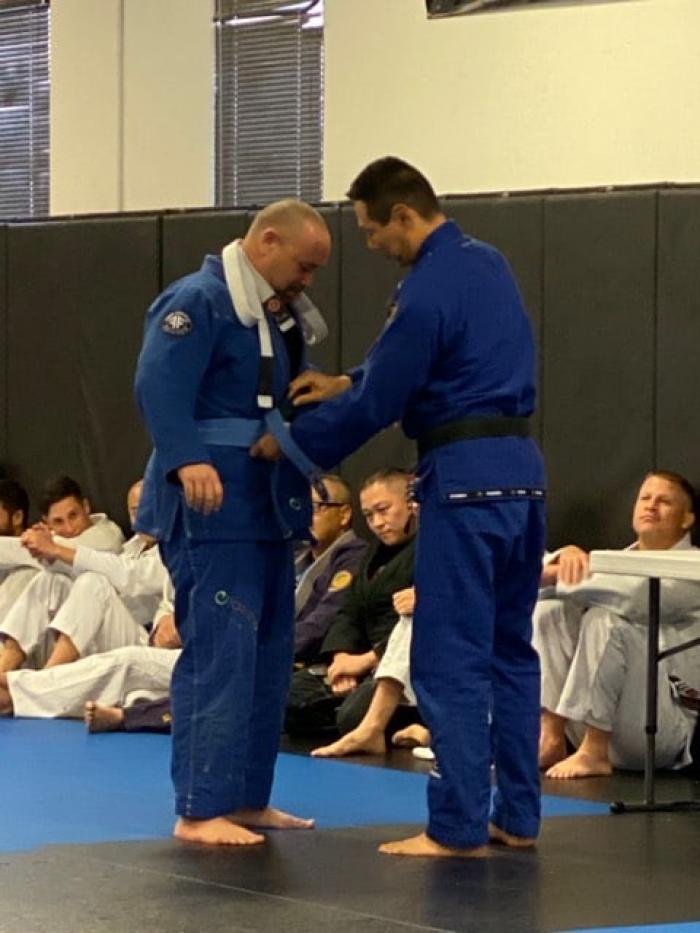 Blue belt · December 7, 2019 · Promoted by Michael Jen