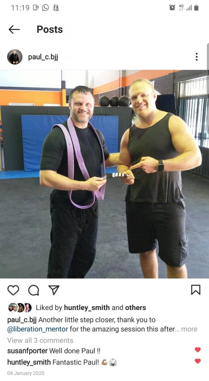 Purple belt · December 17, 2017 · Promoted by Nicolas Gregoriades