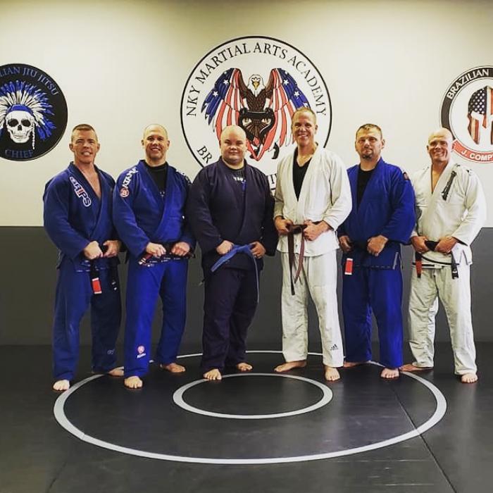 Blue belt · July 2, 2018 · Promoted by Jason Compton