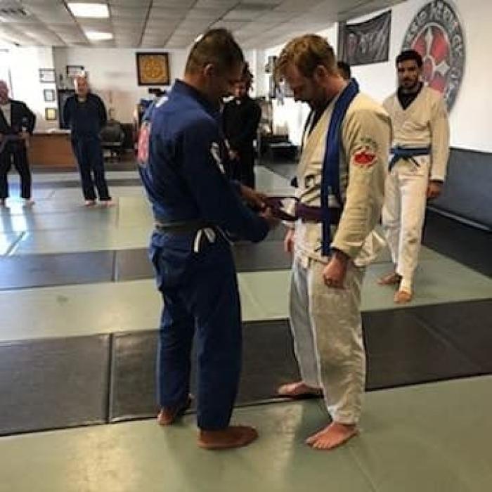 Purple belt · February 3, 2021 · Promoted by Cassio Werneck