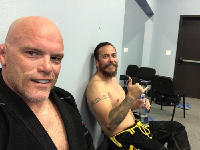 Black belt fight to win champion Michael Alexander