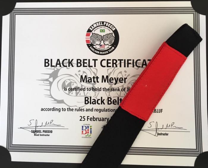 Black belt cert