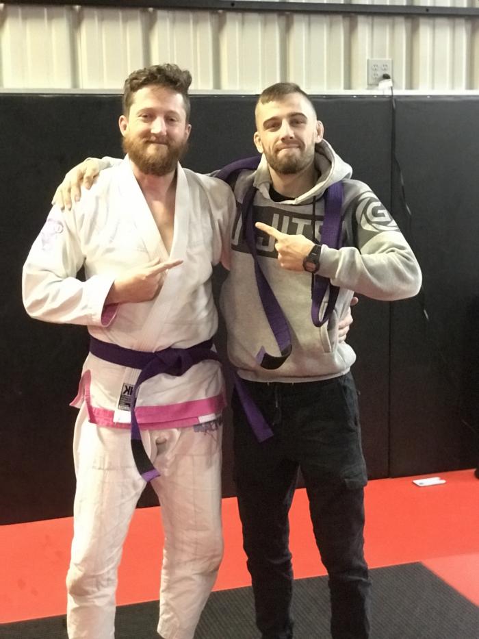 Purple belt · February 7, 2021 · Promoted by Michael Morgan