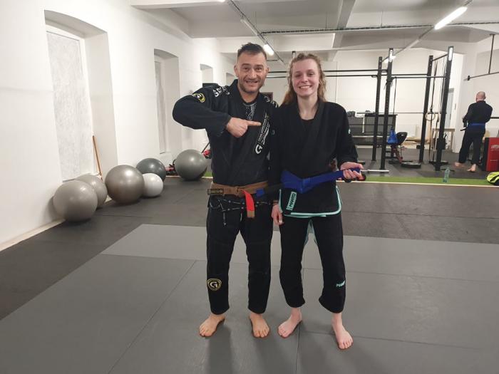 Blue belt · February 9, 2021 · Promoted by Michael Herčka