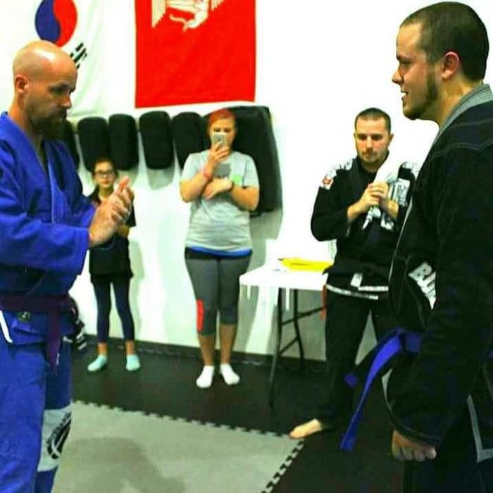 Blue belt · November 18, 2017 · Promoted by Josh Hubbard