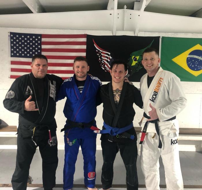 Blue belt · January 18, 2021 · Promoted by Tulsa Simpson, Groundstone BJJ