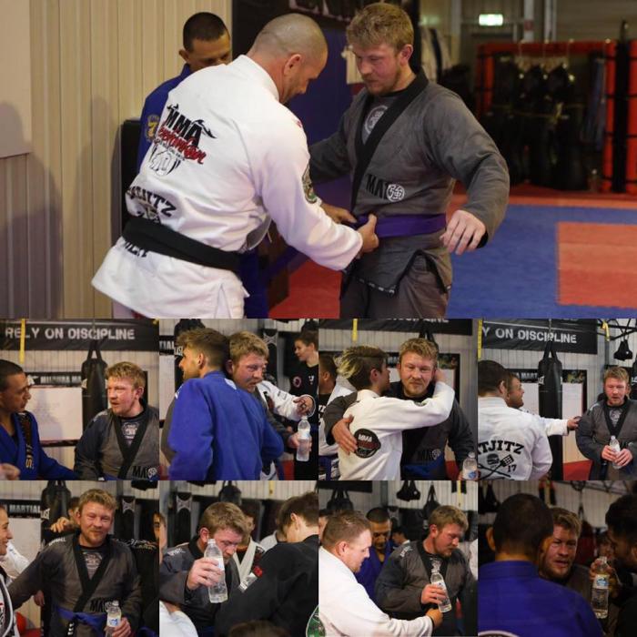 Purple belt · December 2, 2017 · Promoted by Michael Moloney
