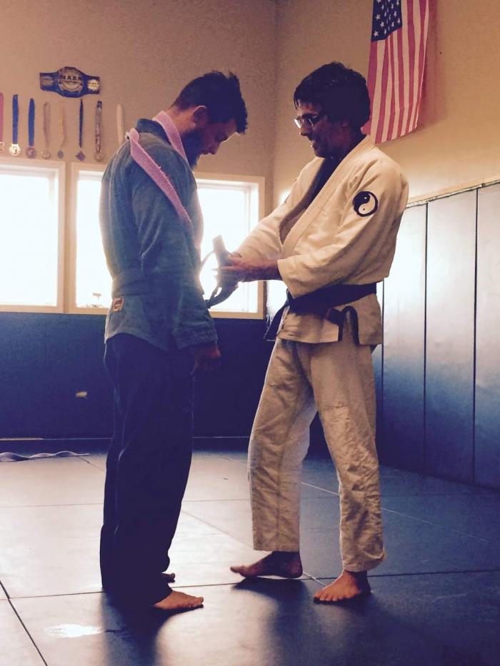Brown belt · July 17, 2018 · Promoted by Derek Kaivani