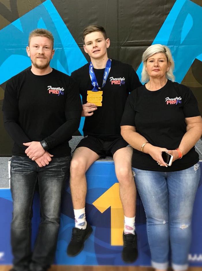 Proud Coach - Campbell Symes - Medal Presentation Panpacs (Vic)