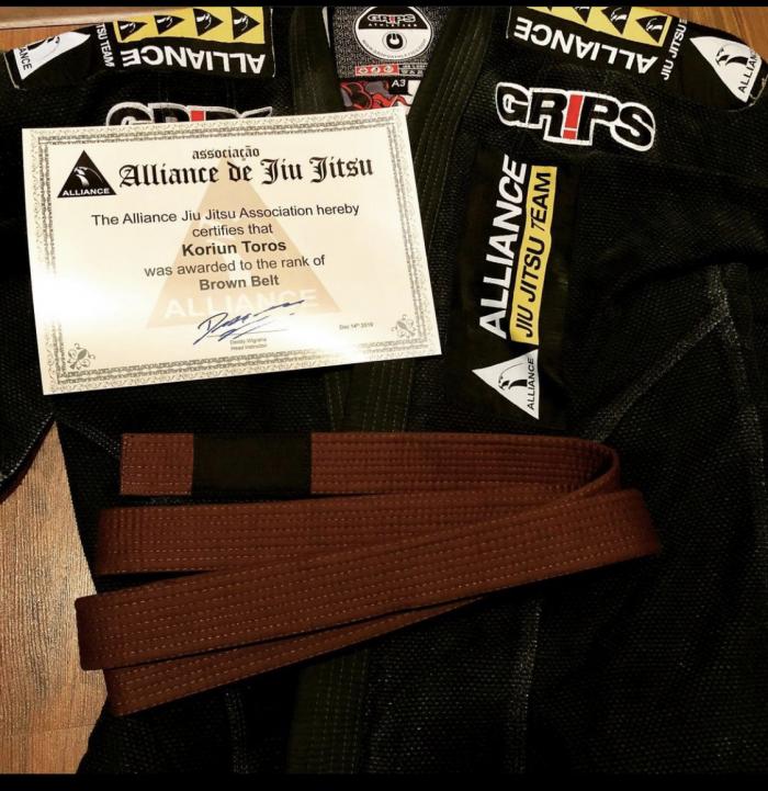 Brown belt · December 14, 2019 · Promoted by Deddy Wigraha