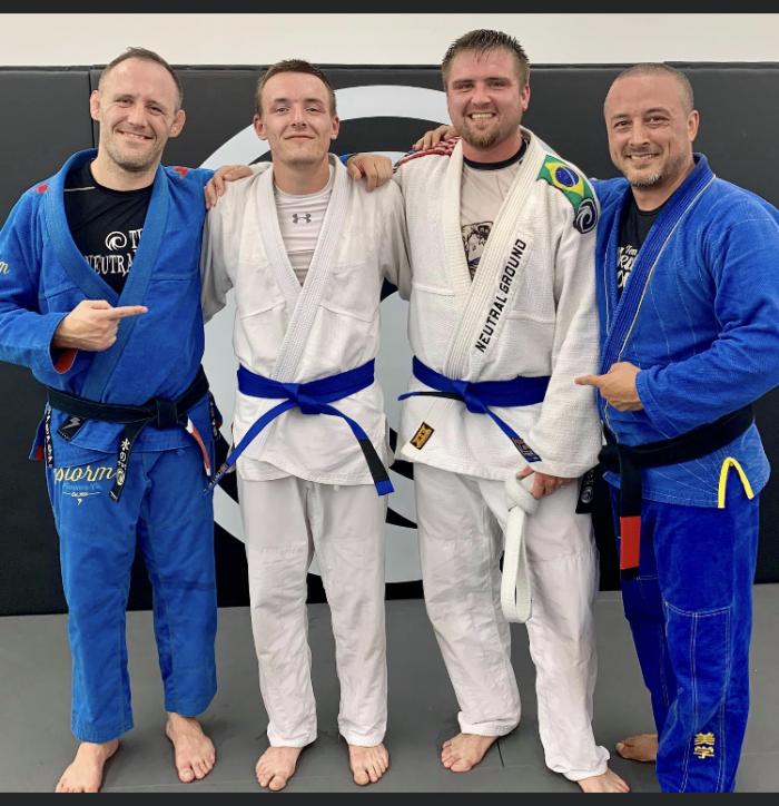 Blue belt · August 7, 2019 · Promoted by Perry Wirth