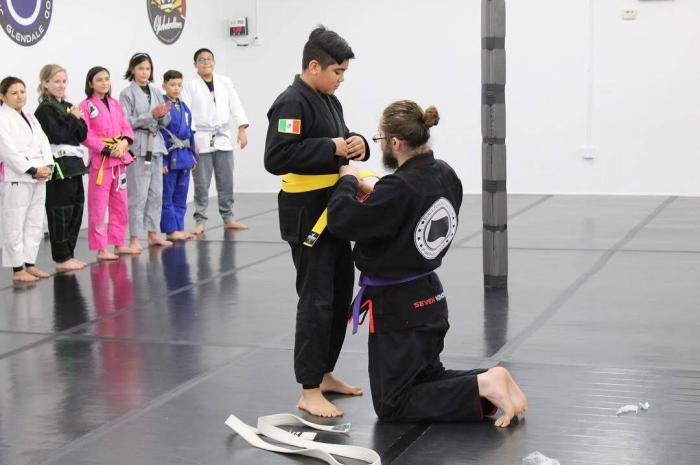 Yellow belt · February 14, 2019 · Promoted by Gilbert Olivas