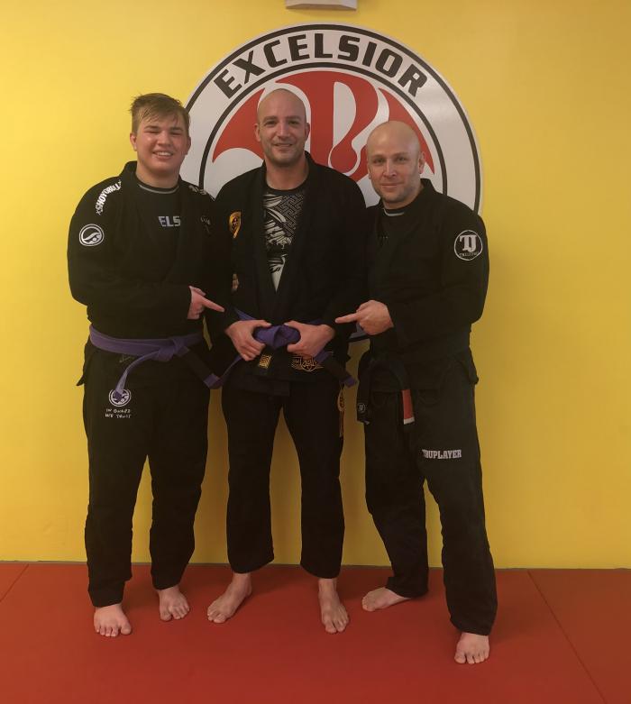 Purple belt · February 20, 2021 · Promoted by Nathan Lott