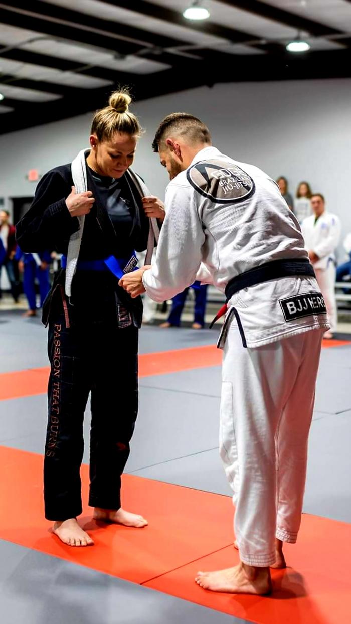 Blue belt · January 22, 2021 · Promoted by Agoge Combatives