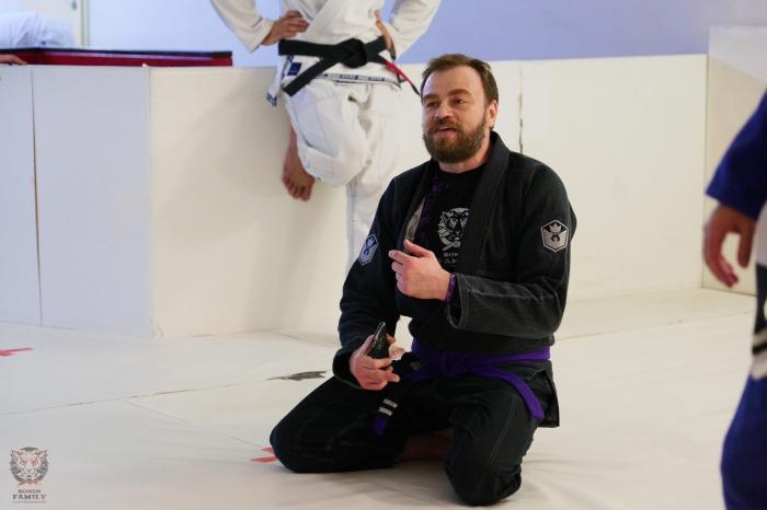 Purple belt · February 23, 2019 · Promoted by Igor Lunyakov. Roy Dean