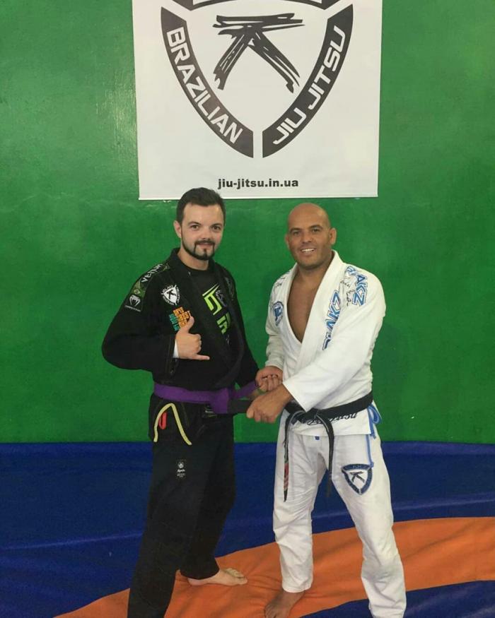 Purple belt · July 28, 2019 · Promoted by Jair Correa de Magalhaes