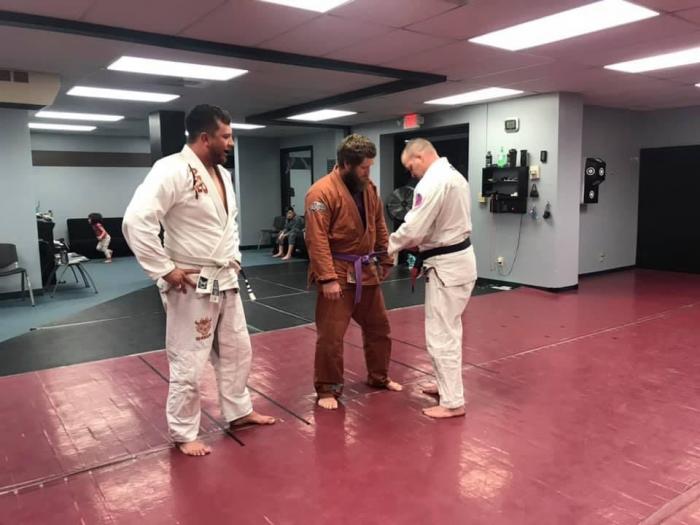 Purple belt · October 26, 2018 · Promoted by Professor Justin Jacobs