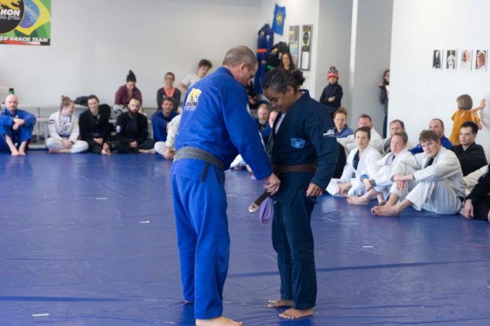 Brown belt · January 25, 2020 · Promoted by Professor Finnie McMahon