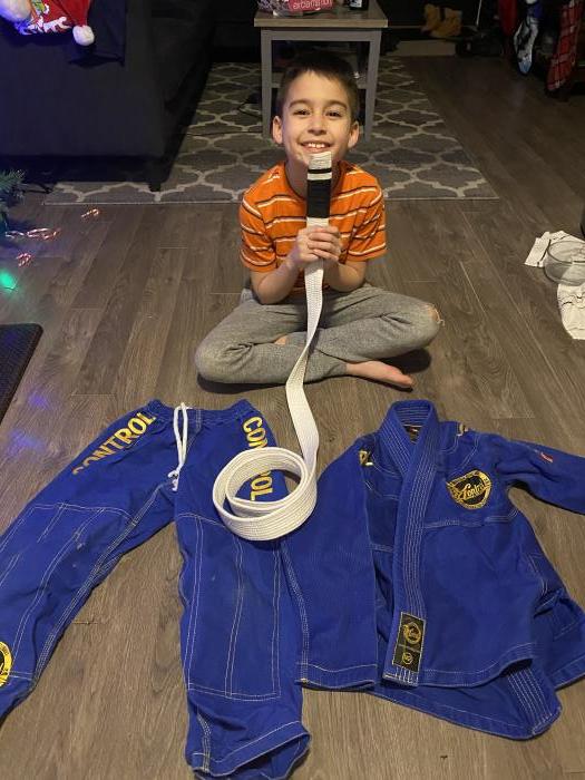 Ben and his first stripe