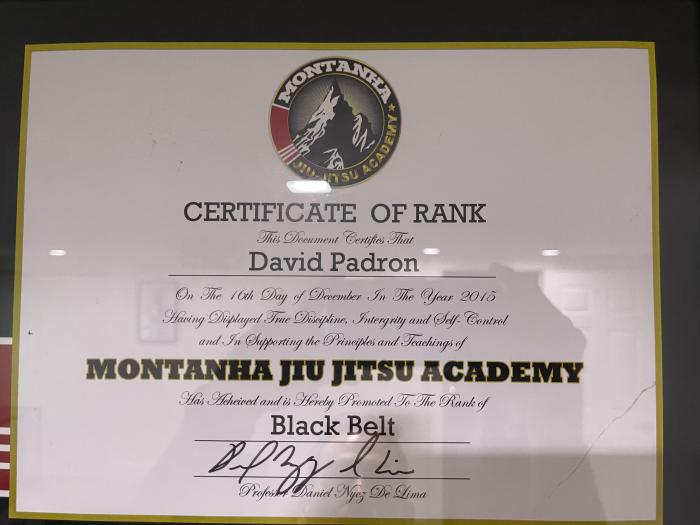 Black belt · December 16, 2015 · Promoted by Daniel De Lima