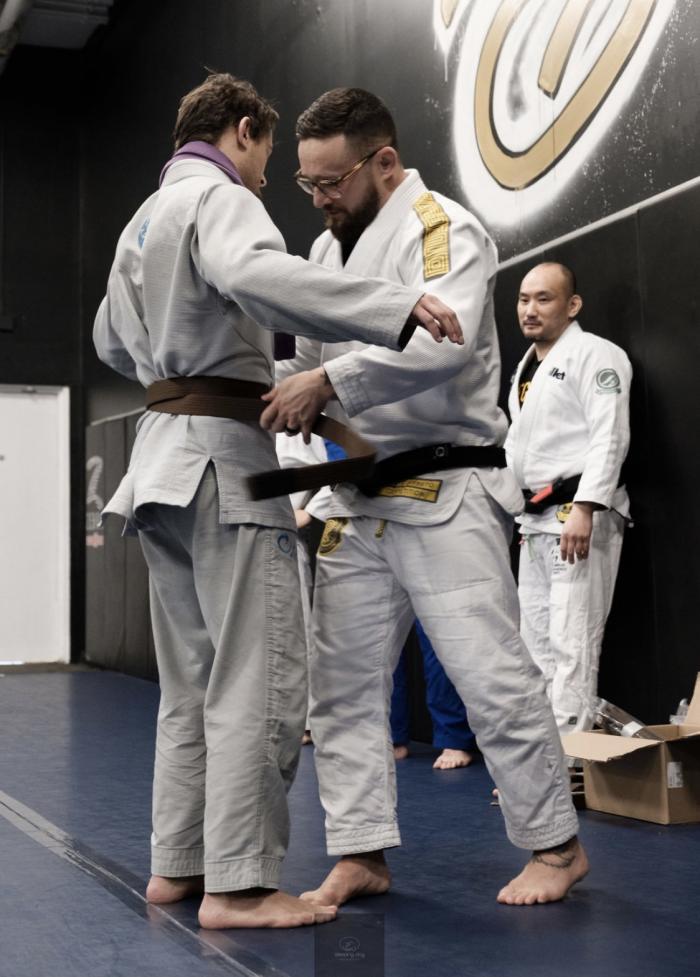Brown belt · January 23, 2021 · Promoted by Jordan Kontra