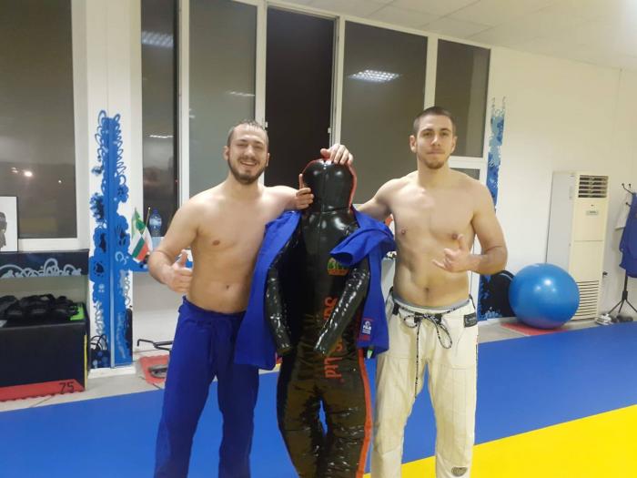 Buddy time after a hard roll