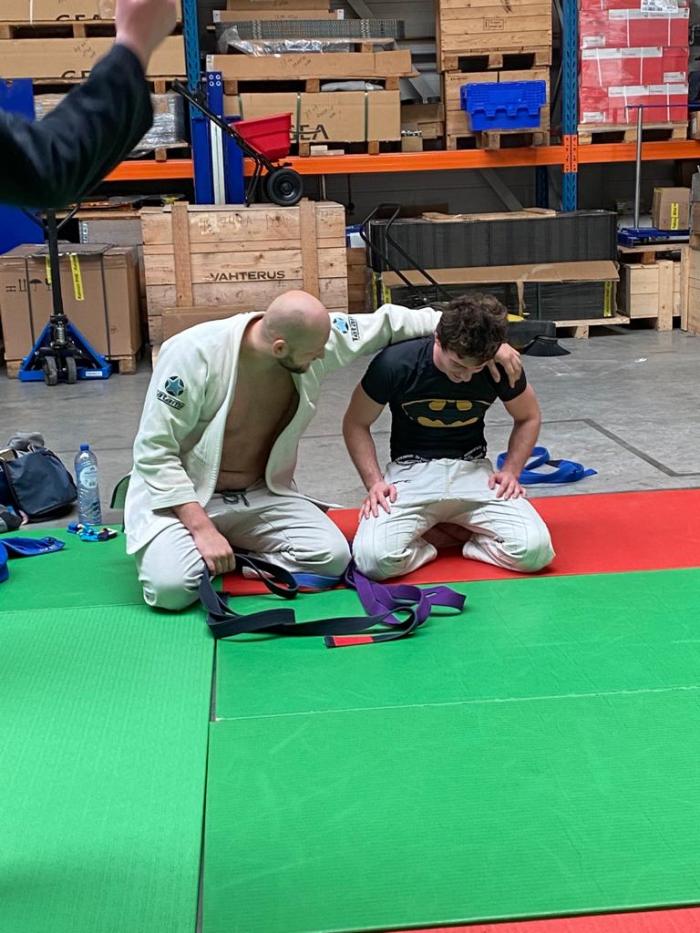 Purple belt · March 7, 2021 · Promoted by Jeroen Tanis