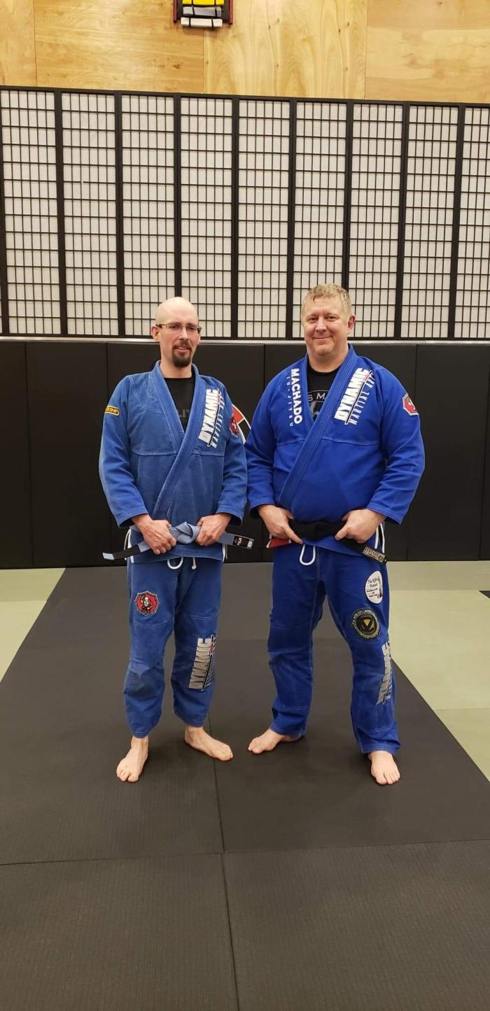 Blue belt · February 10, 2021 · Promoted by Larry Keith