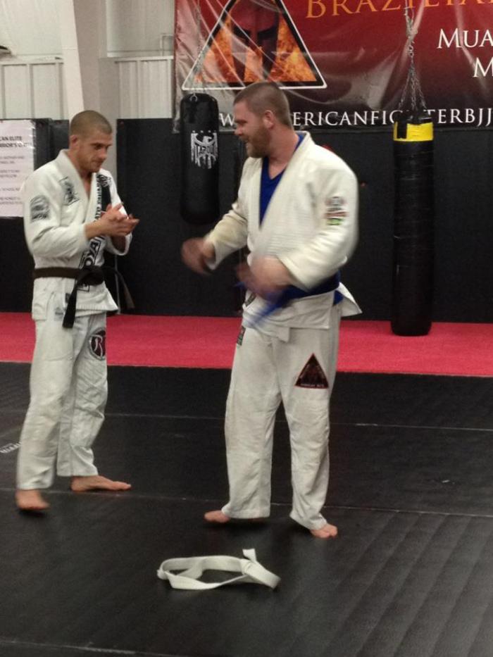 Blue belt · December 24, 2012 · Promoted by Tj Tomlin