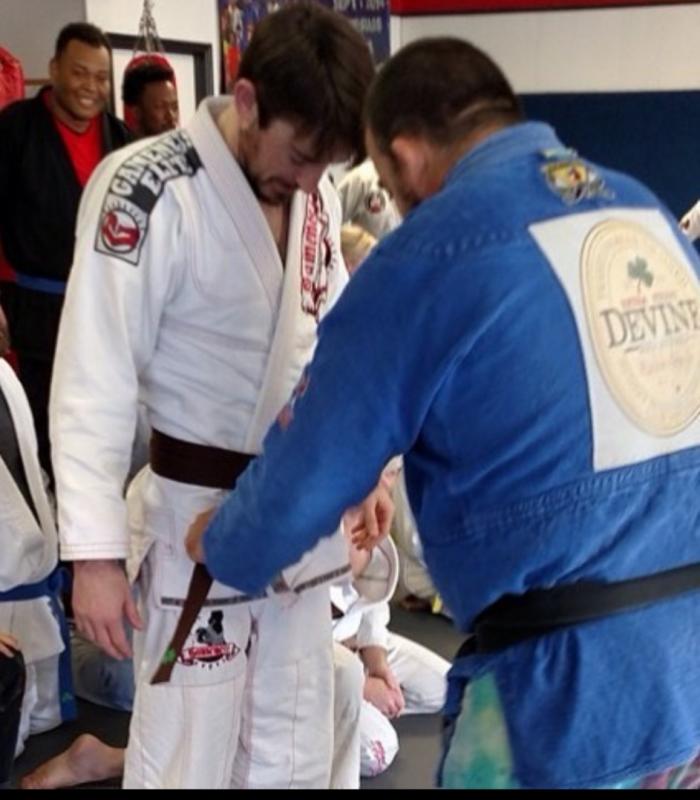 Brown belt · February 20, 2016 · Promoted by Scott Devine