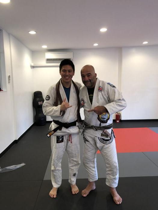 With Professor Jucao next training day after black belt promotion