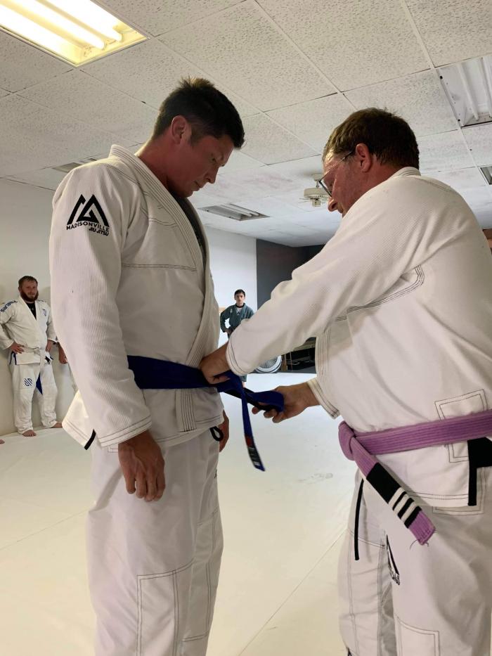 Blue belt · October 10, 2020 · Promoted by Shawn Rogers