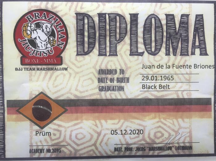 Black Belt Diploma