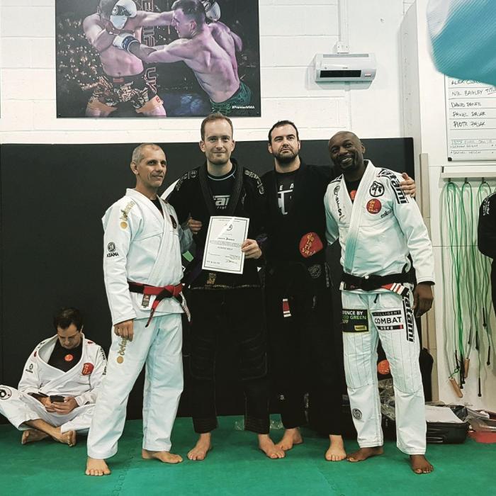Purple belt · December 3, 2017 · Promoted by Martyn Cahill