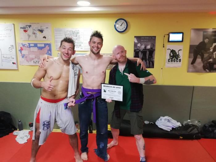 Purple belt · August 10, 2019 · Promoted by Thomas Stoll