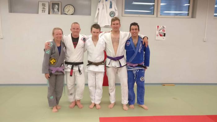 Purple belt · July 30, 2018 · Promoted by Mikko Takalo