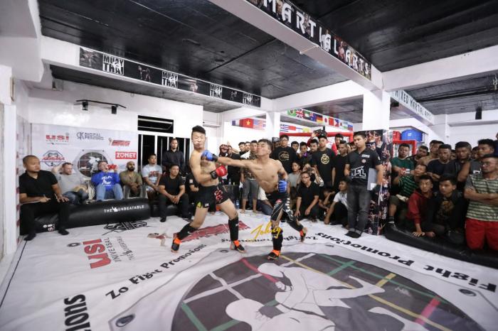 We (MISMA) occasionally arrange amateur MMA fights in our gym with other gyms & all of our BJJ guys won with submissions, kudos