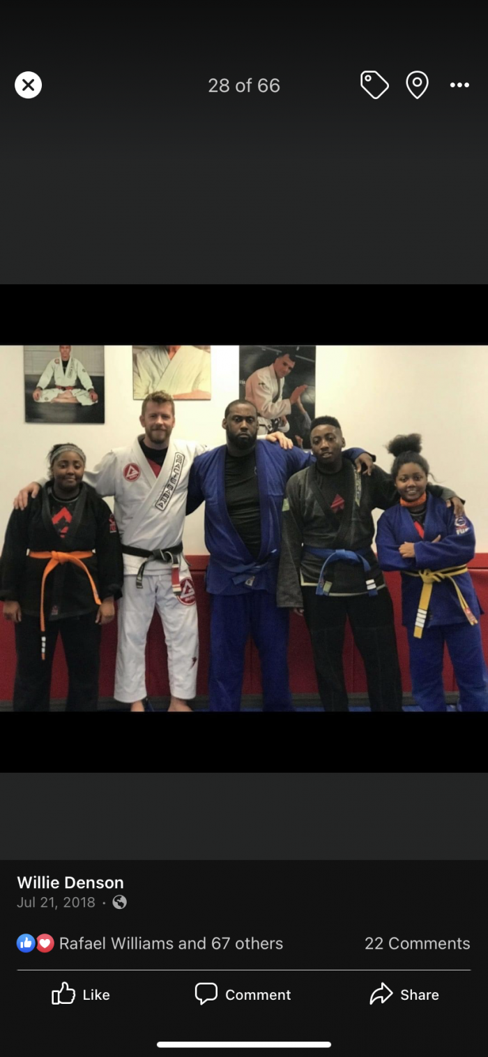 Blue belt · July 21, 2018 · Promoted by Joshua Bowlin