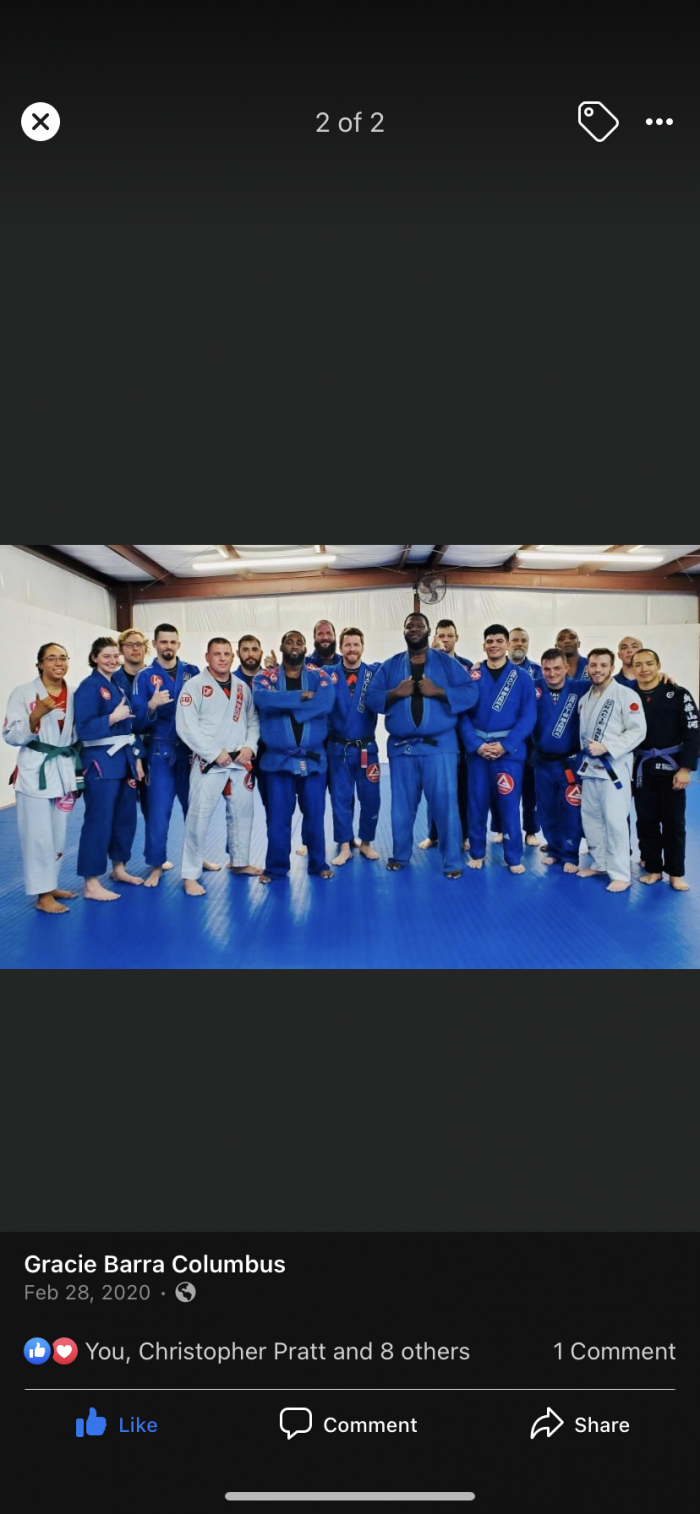 Purple belt · February 28, 2020 · Promoted by Joshua Bowlin