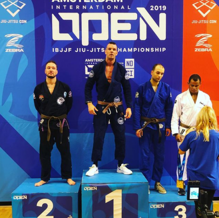 Brown belt · March 25, 2018 · Promoted by Cedric Stephane Rutty