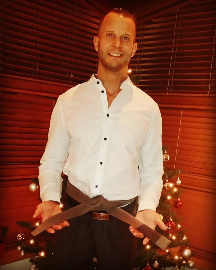 Brown belt · December 24, 2018 · Promoted by Arnar Freyr Vigfússon