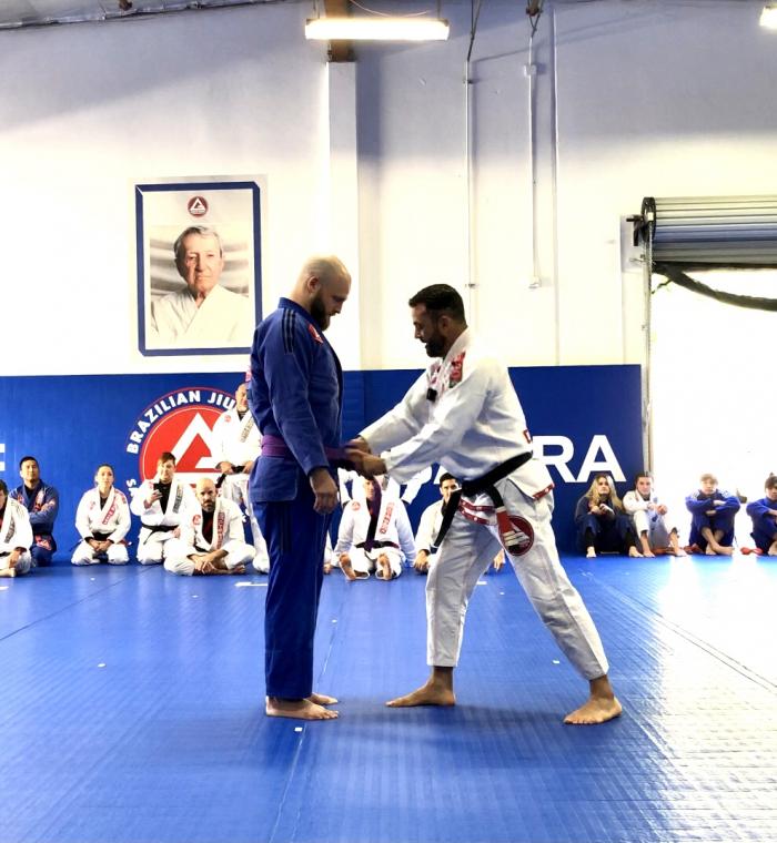 Purple belt promotion